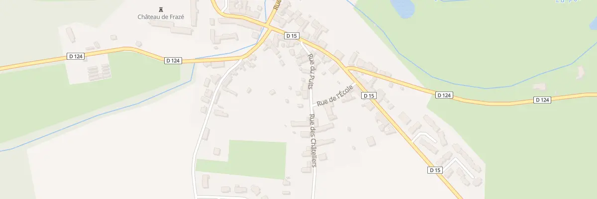 Plan du 9 Rue du Puits à Frazé
