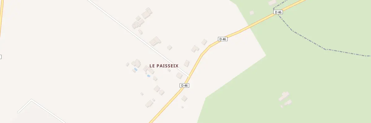 Plan du 29 Le Païsseix à Flavignac