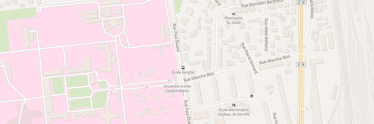Plan du 33 Rue Paul Eluard à Sotteville-lès-Rouen