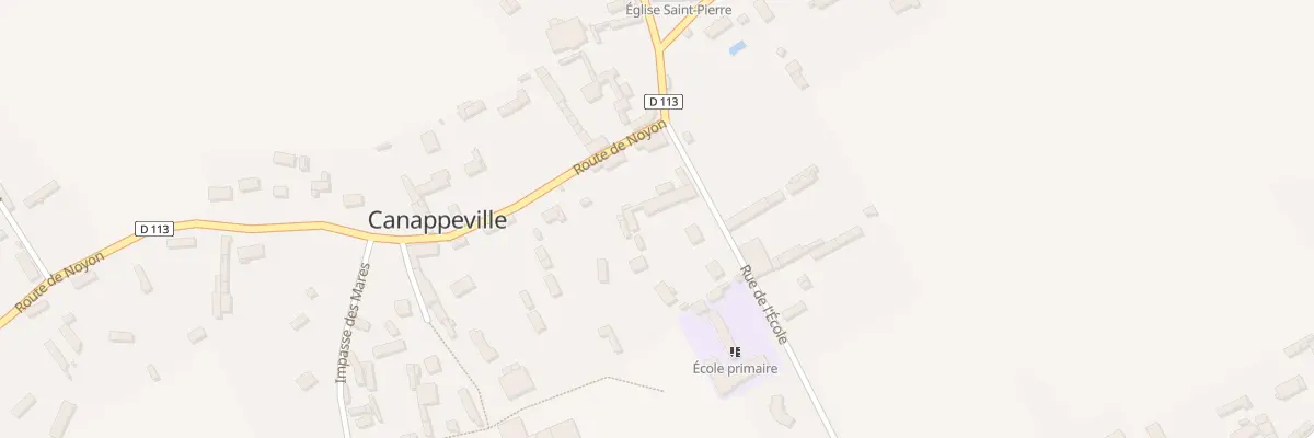 Plan du 62 Rue de l’Ecole à Canappeville