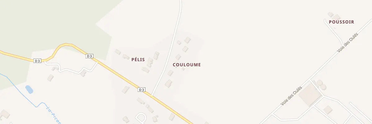 Plan du 5151 Couloume à Comberouger
