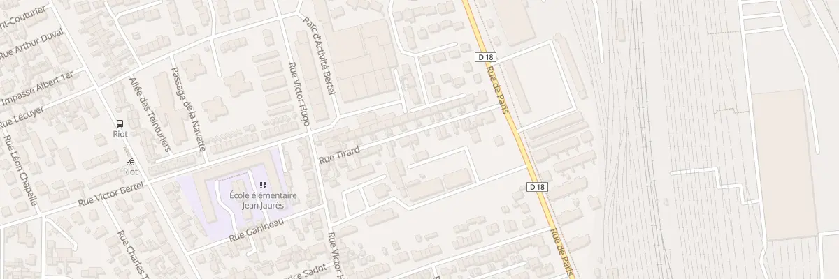 Plan du 11 Rue Tirard à Sotteville-lès-Rouen
