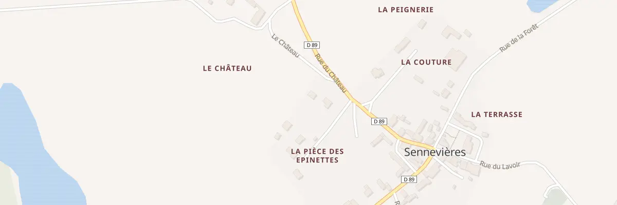Plan du 3 Rue du Chateau à Sennevières