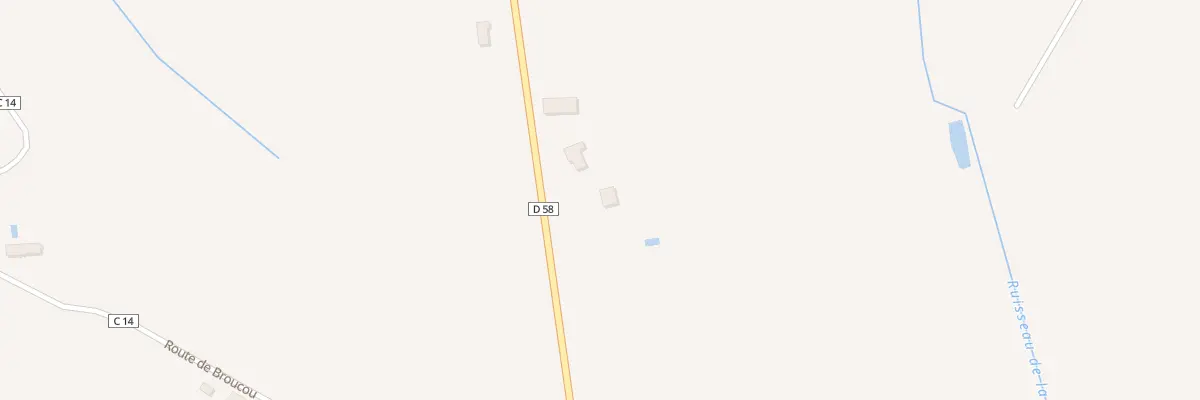 Plan du 960 Rte de Cartou à Durfort-Lacapelette