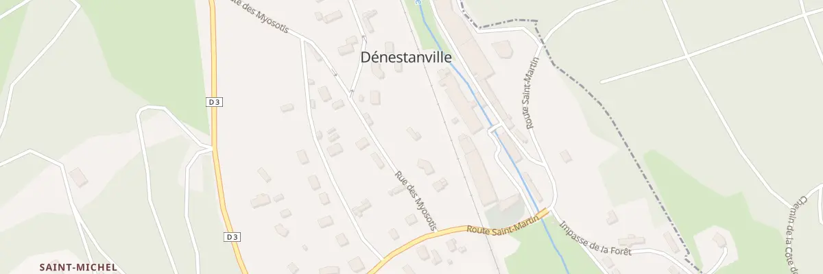 Plan du 5041 Denestanville à Dénestanville