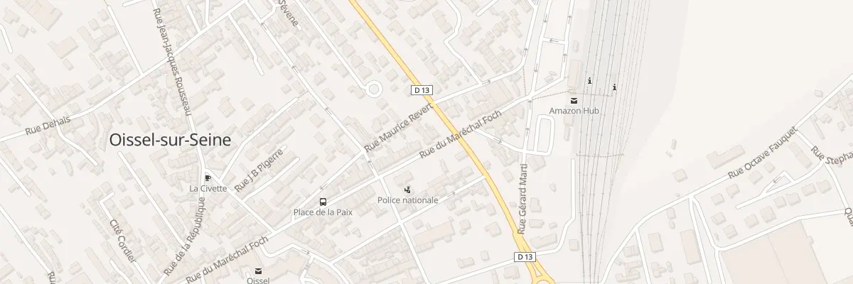 Plan du 51B Rue du Mal Foch à Oissel-sur-Seine