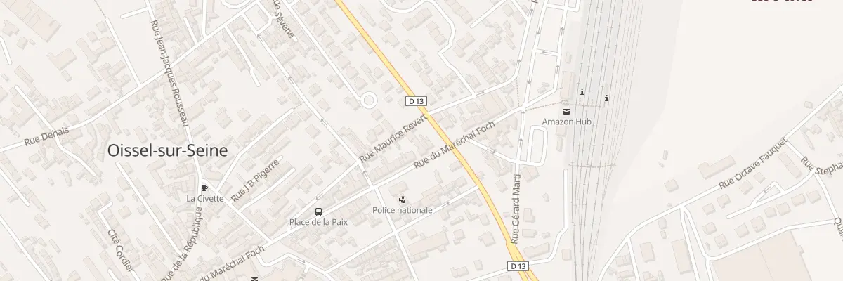 Plan du 53 Rue du Mal Foch à Oissel-sur-Seine