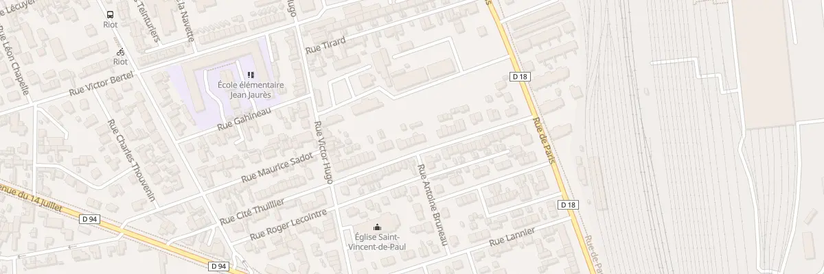 Plan du 24 Rue Cite Thuillier à Sotteville-lès-Rouen