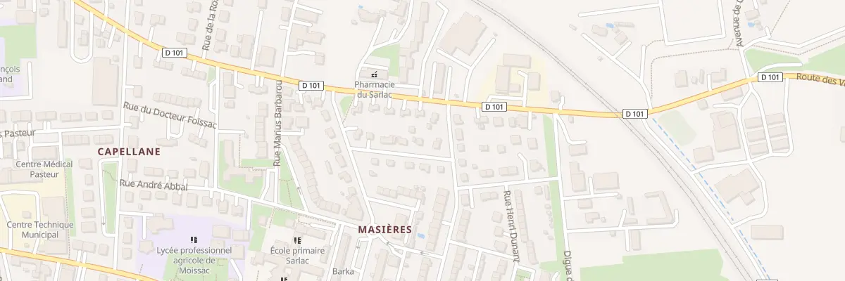 Plan du 7 Rue Armand Viré à Moissac