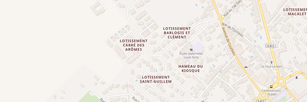 Plan du 11 Rue Pierre Mendès France à Castelsarrasin