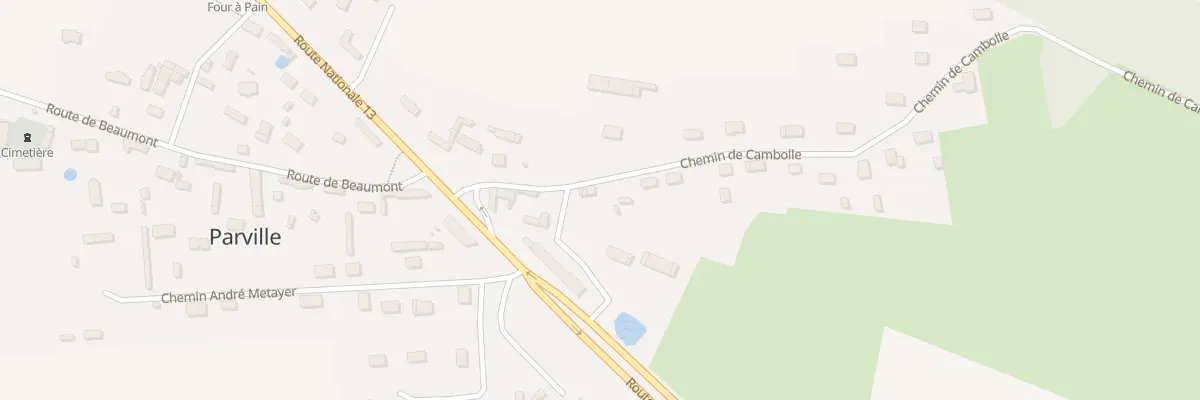 Plan du 4 Che de Cambolle à Parville