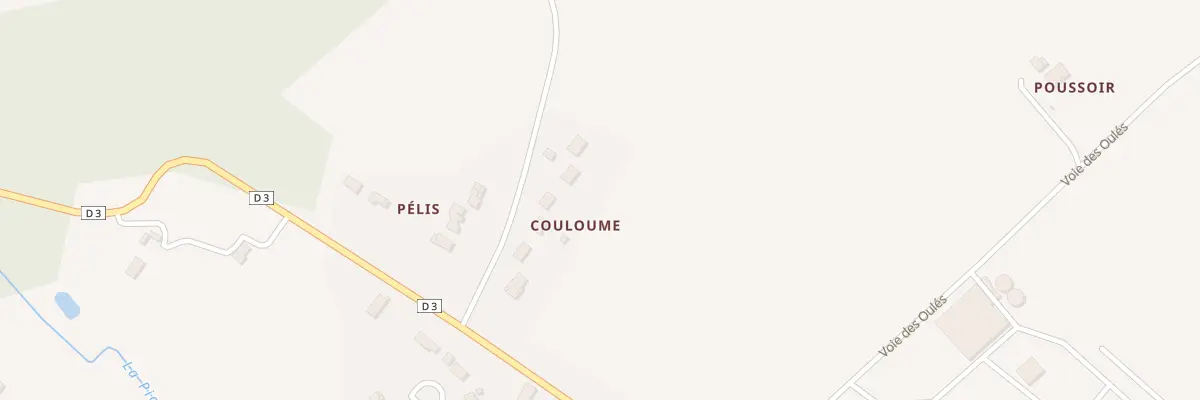 Plan du 138 Rte des Bégués à Comberouger