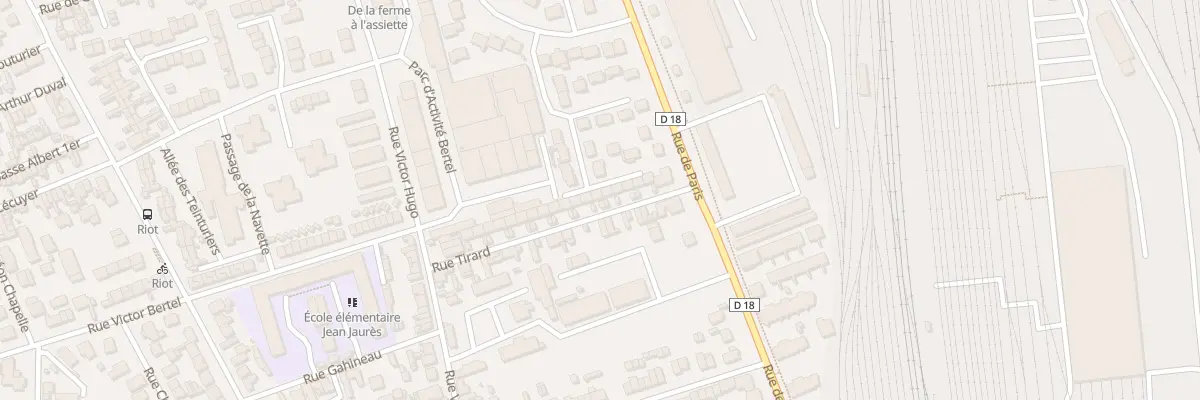 Plan du 12 Rue Tirard à Sotteville-lès-Rouen