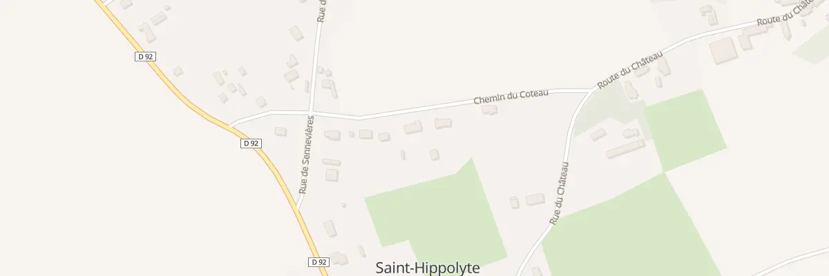Plan du 7 Che du Coteau à Saint-Hippolyte