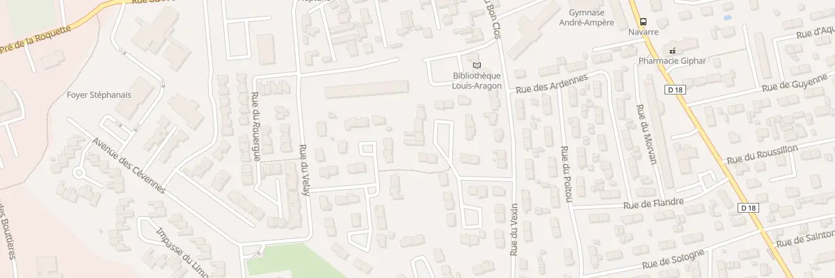 Plan du 9 Rue du Quercy à Saint-Étienne-du-Rouvray