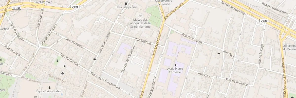 Plan du 45 Rue Louis Ricard à Rouen