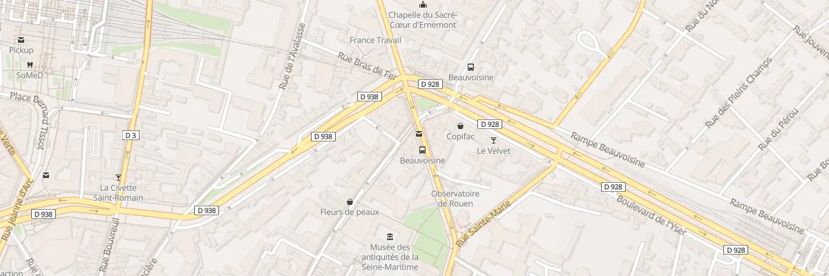 Plan du 71 Rue Louis Ricard à Rouen