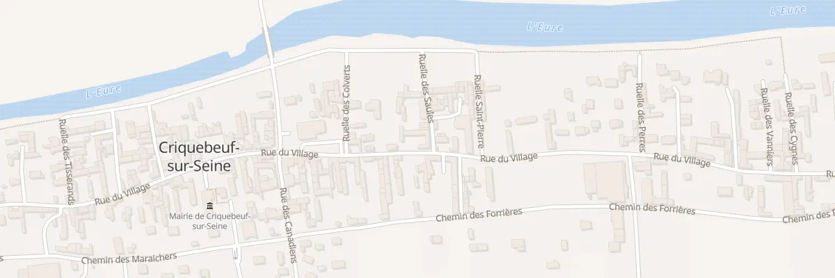 Plan du 572 Rue du Village à Criquebeuf-sur-Seine
