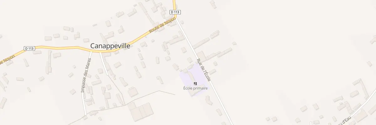 Plan du 116 Rue de l’Ecole à Canappeville