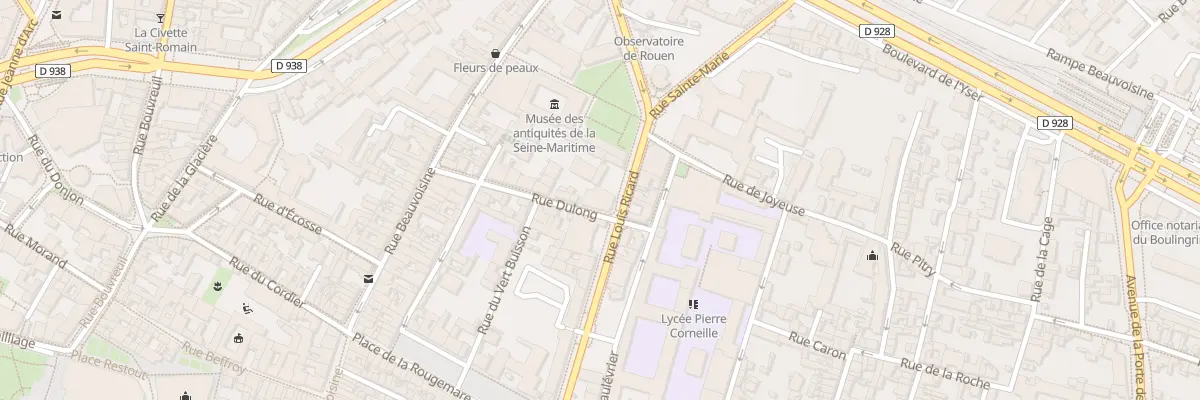 Plan du 49 Rue Louis Ricard à Rouen
