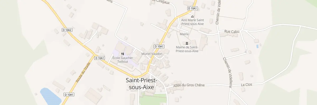 Plan du 8 Rue du 19 Mars 1962 à Saint-Priest-sous-Aixe