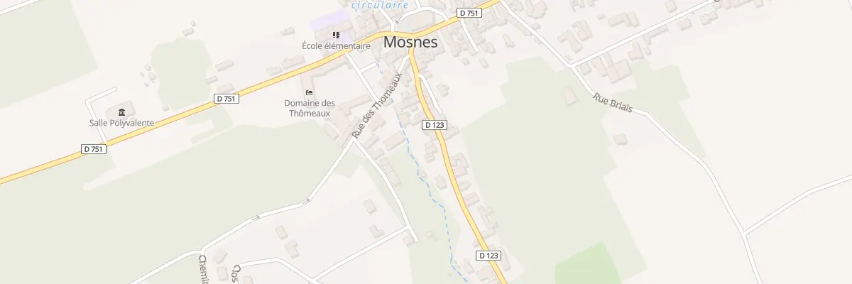 Plan du 13 Rue de l’Ouche à Mosnes