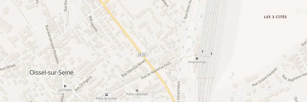 Plan du 19 Rue Victor Hugo à Oissel-sur-Seine