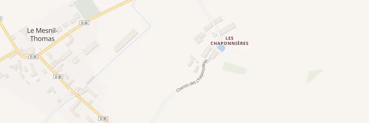 Plan du 12 Les Chaponnieres au Mesnil-Thomas