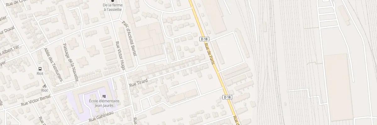 Plan du 8 Rue Tirard à Sotteville-lès-Rouen