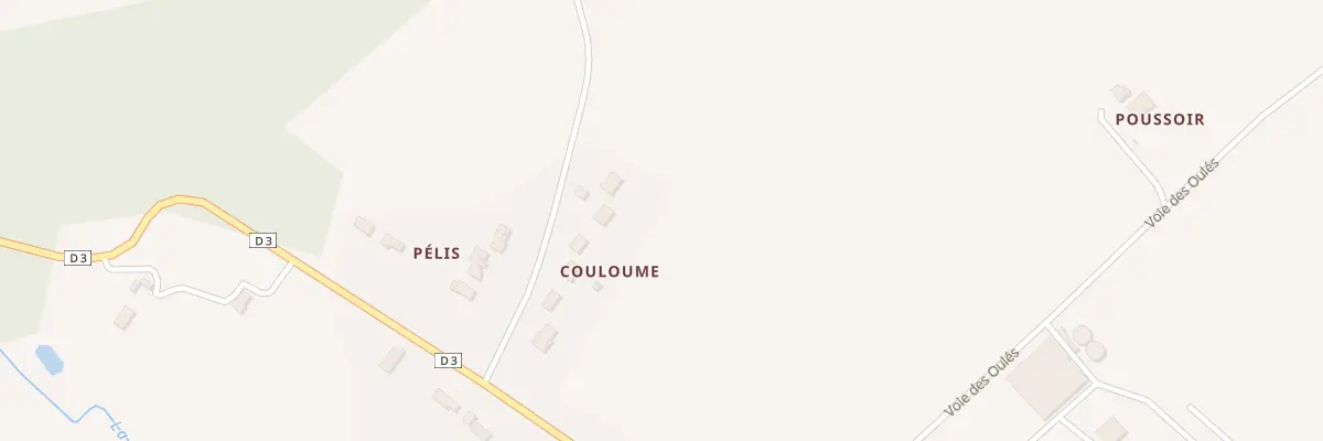Plan du 140 Rte des Bégués à Comberouger