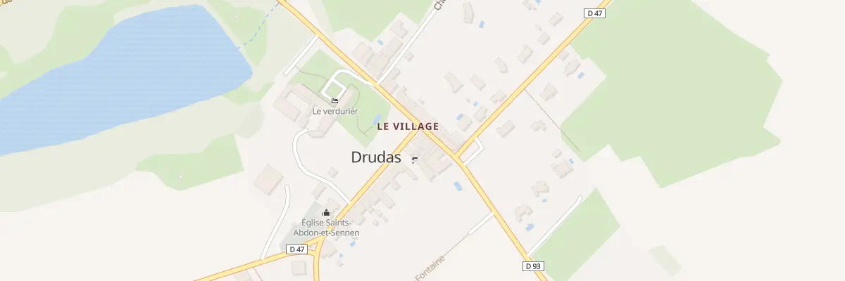 Plan du 15 All des Marronniers à Drudas