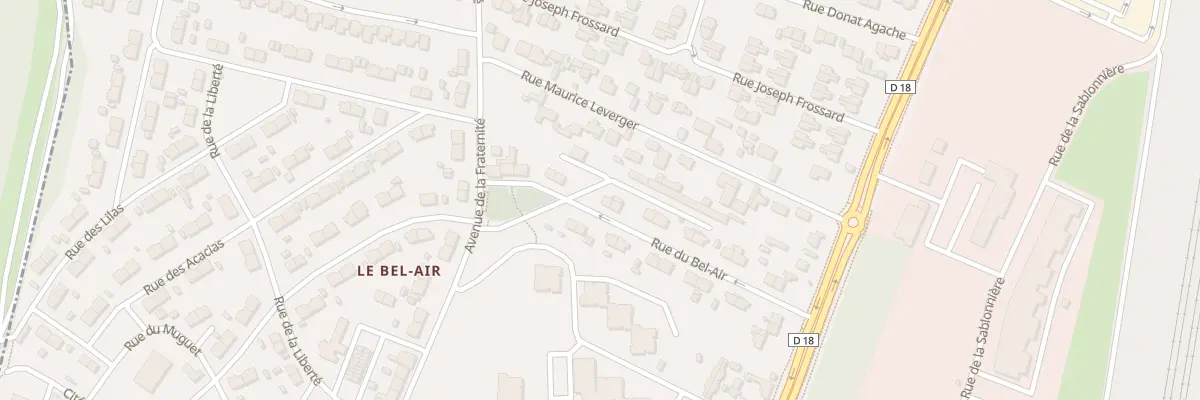 Plan du 20 Rue Bel Air à Oissel-sur-Seine