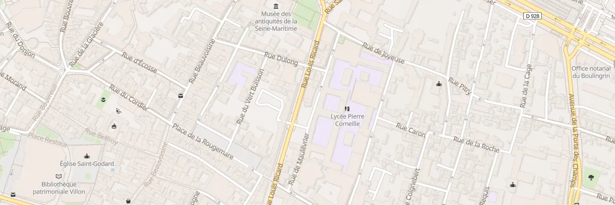Plan du 32 Rue Louis Ricard à Rouen