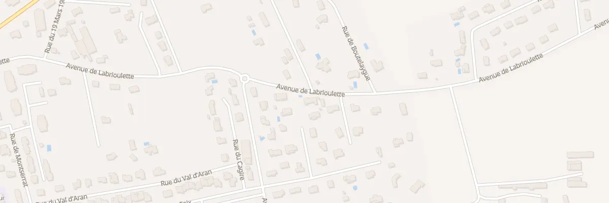 Plan du 30 Av de Labrioulette à Cazères