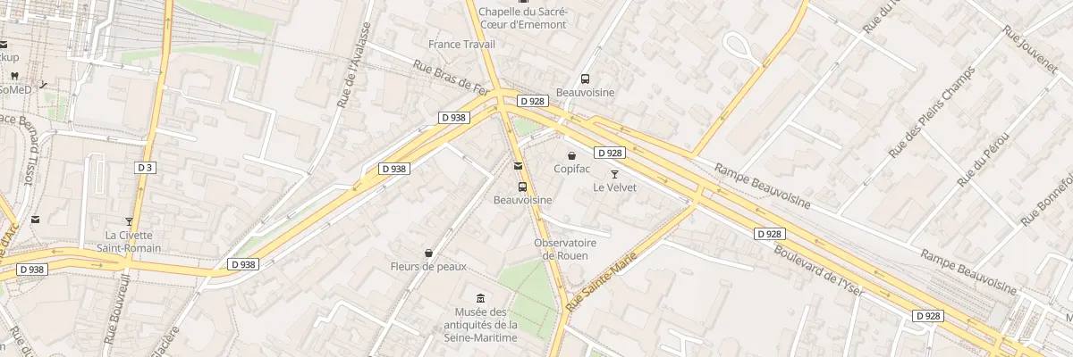 Plan du 58 Rue Louis Ricard à Rouen