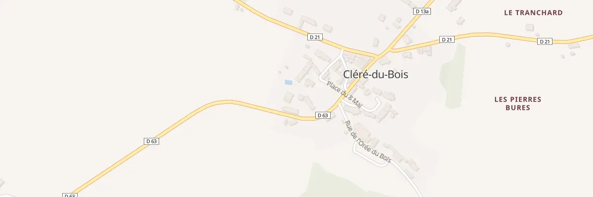 Plan du 9 Rue des Iris à Cléré-du-Bois