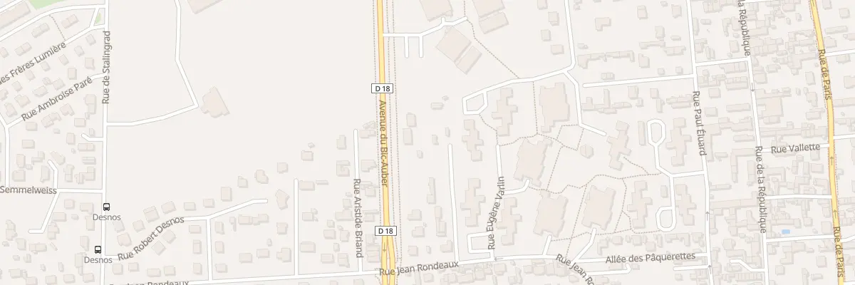 Plan du 54 Rue Jean Rondeaux à Saint-Étienne-du-Rouvray