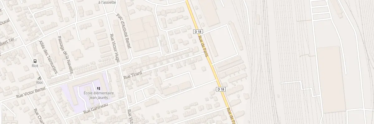Plan du 5 Rue Tirard à Sotteville-lès-Rouen