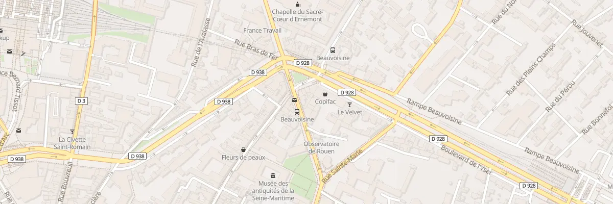 Plan du 64 Rue Louis Ricard à Rouen
