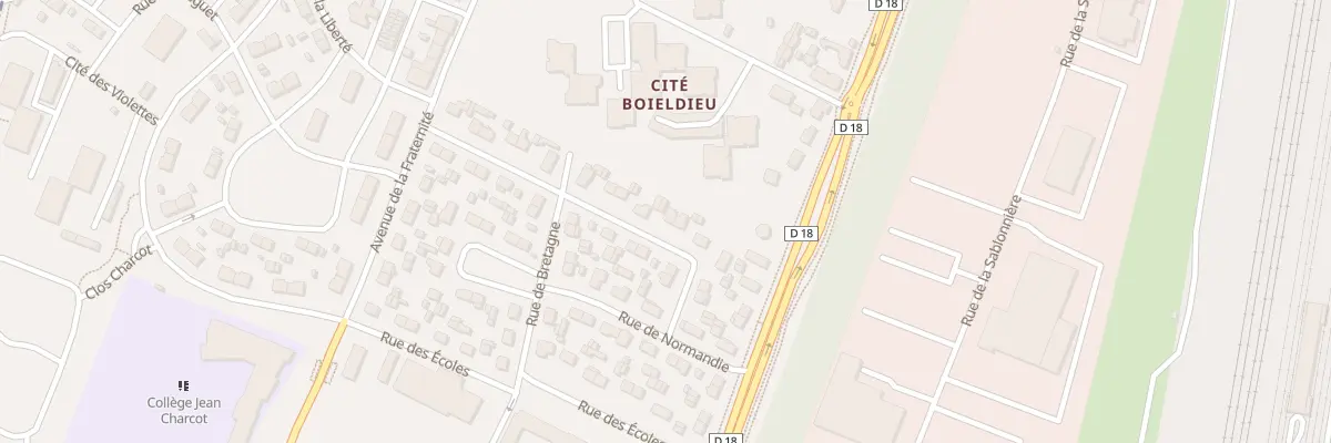 Plan du 14 Rue d’Anjou à Oissel-sur-Seine