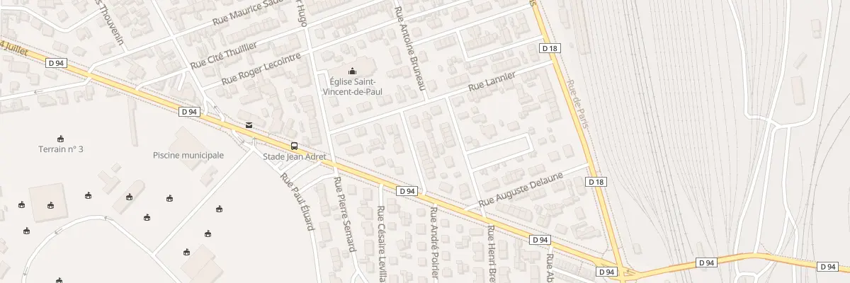 Plan du 5 Rue Guy de Maupassant à Sotteville-lès-Rouen