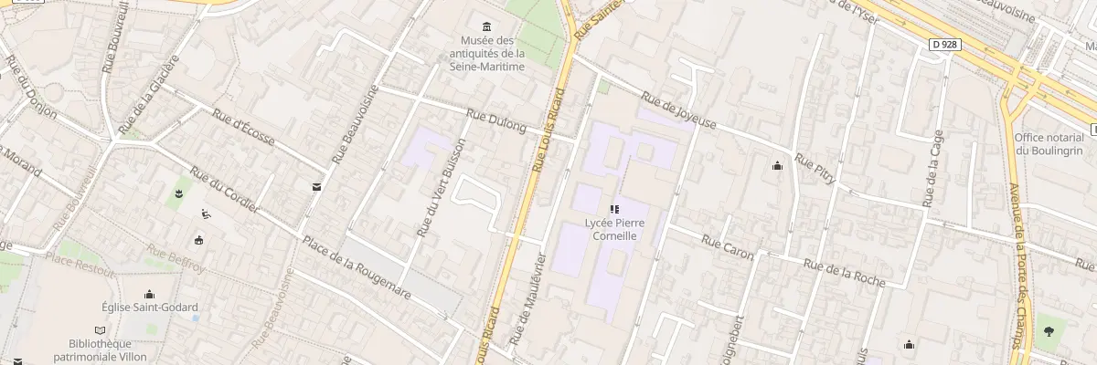 Plan du 36 Rue Louis Ricard à Rouen