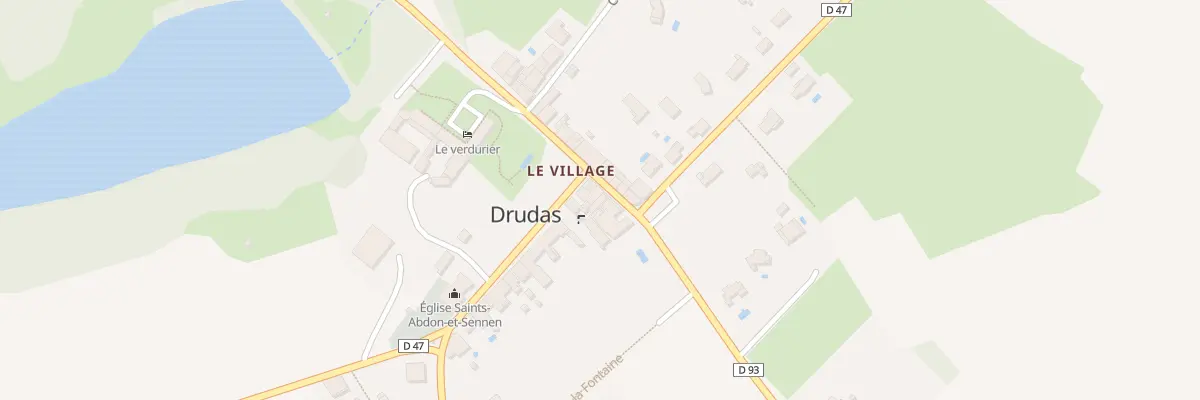 Plan du 35 Rue du Château à Drudas