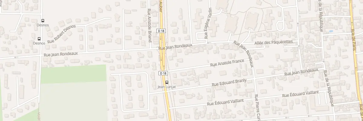 Plan du 28 Rue Anatole France à Saint-Étienne-du-Rouvray