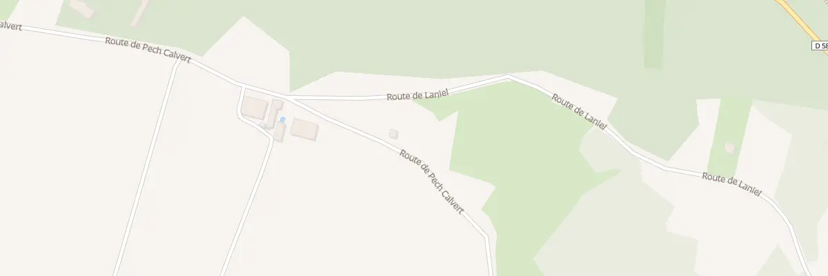 Plan du 1030 Rte de Pech Calvert à Floressas