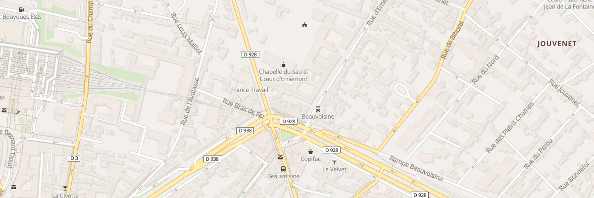 Plan du 5 Rue d’Ernemont à Rouen