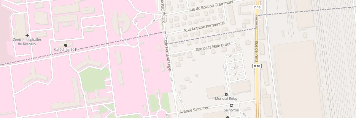Plan du 5 Rue Fernand Léger à Saint-Étienne-du-Rouvray
