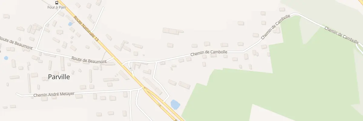 Plan du 8 Che de Cambolle à Parville