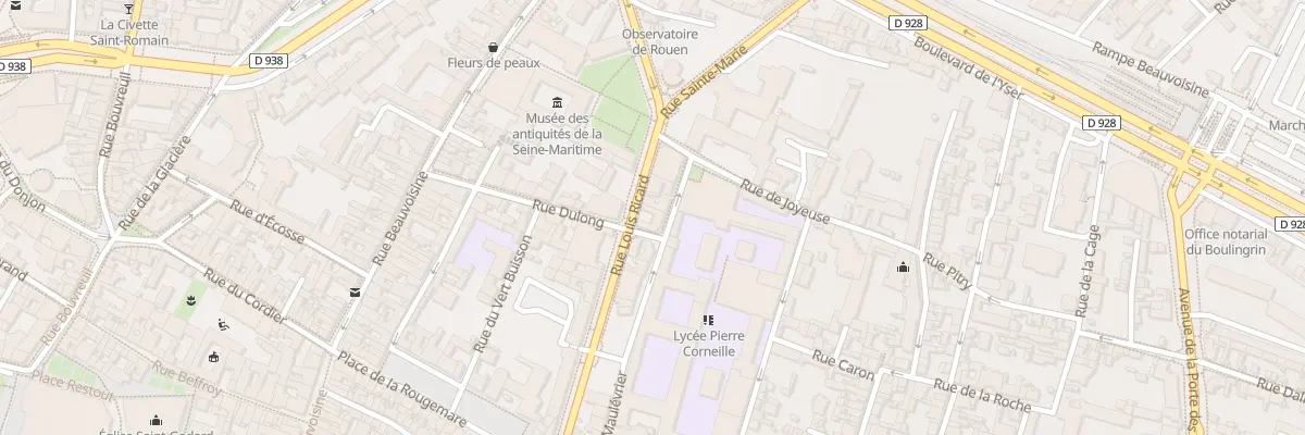 Plan du 42 Rue Louis Ricard à Rouen