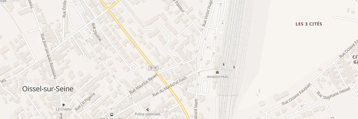 Plan du 31 Rue Victor Hugo à Oissel-sur-Seine